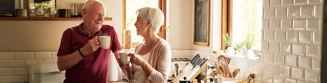 Cropped shot of a senior couple spending quality time together at home