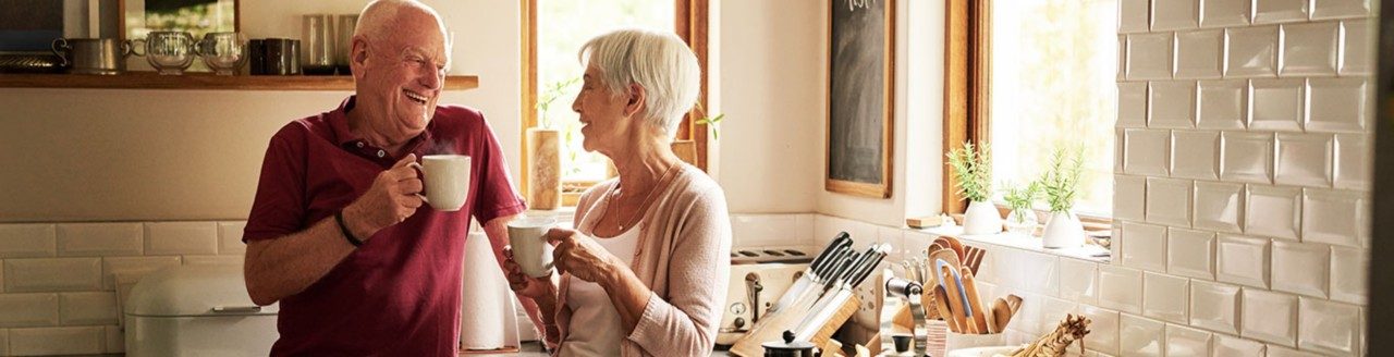 Cropped shot of a senior couple spending quality time together at home