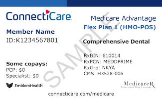 ID card - Choice HMO high-deductible - front