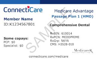 ID card - Choice HMO high-deductible - front