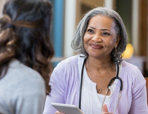 patient with doctor