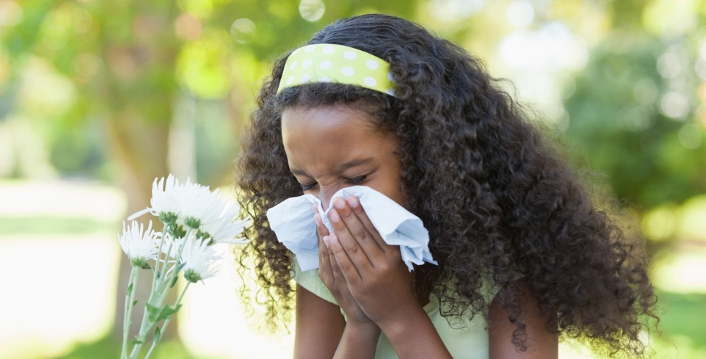 young girl allergies