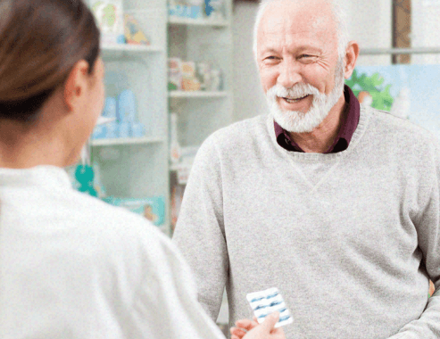 pharmacy talking block